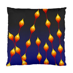 Flower Buds Floral Night Standard Cushion Case (two Sides) by Bajindul