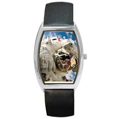 Astronaut Space Shuttle Discovery Barrel Style Metal Watch by Pakrebo