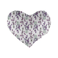 As Purple Is To Lavender Standard 16  Premium Flano Heart Shape Cushions by WensdaiAmbrose