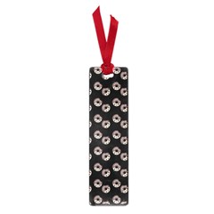 Kawaii Dougnut Black Pattern Small Book Marks by snowwhitegirl