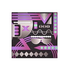 Background Abstract Geometric Satin Bandana Scarf by Nexatart