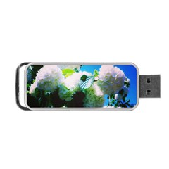 Bright Snowball Branch Collage (iii) Portable Usb Flash (two Sides) by okhismakingart