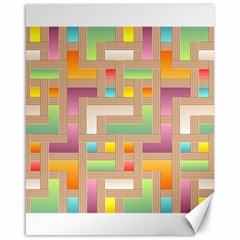 Abstract Background Colorful Canvas 16  X 20  by Pakrebo