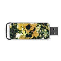 Yellow Snowballs Portable Usb Flash (two Sides) by okhismakingart