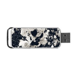 High Contrast Black And White Snowballs Portable Usb Flash (one Side) by okhismakingart