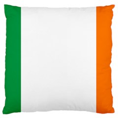 Ireland Flag Irish Flag Large Flano Cushion Case (one Side) by FlagGallery