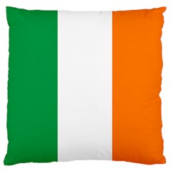 Flag Of Ireland Irish Flag Large Flano Cushion Case (one Side) by FlagGallery