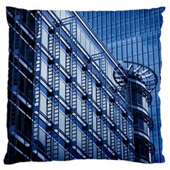 Abstract Architecture Azure Standard Flano Cushion Case (two Sides) by Pakrebo