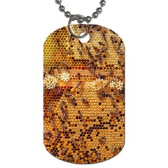 Bees Nature Animals Honeycomb Dog Tag (one Side) by Pakrebo