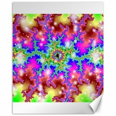 Fractals Abstraction Space Canvas 11  X 14  by Pakrebo