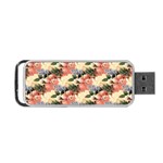 Flower Floral Decoration Pattern Portable USB Flash (One Side) Front