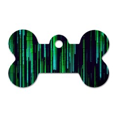 Background Blur Dog Tag Bone (one Side) by Bajindul