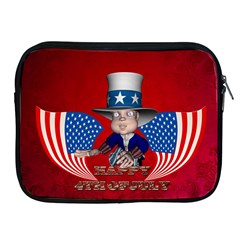 Happy 4th Of July Apple Ipad 2/3/4 Zipper Cases by FantasyWorld7