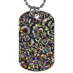 Circle Plasma Artistically Abstract Dog Tag (two Sides) by Bajindul