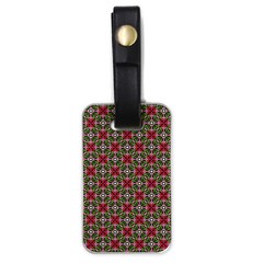 Decorative Flower Luggage Tag (one Side) by Bajindul