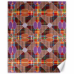 Decorated Colorful Bright Pattern Canvas 16  X 20  by Pakrebo