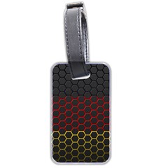 Germany Flag Hexagon Luggage Tag (two Sides) by HermanTelo