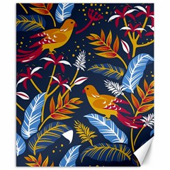 Colorful Birds In Nature Canvas 8  X 10  by Sobalvarro