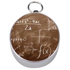 Mathematics Brown Silver Compasses by snowwhitegirl