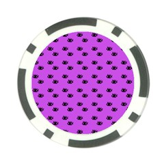 Purple Eyes Poker Chip Card Guard by snowwhitegirl