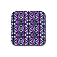 Triangle Seamless Rubber Coaster (square)  by Mariart