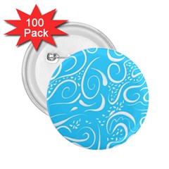 Scribble Reason Design Pattern 2 25  Buttons (100 Pack)  by Simbadda