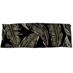 Jungle Leaves Tropical Pattern Body Pillow Case (dakimakura) by Simbadda