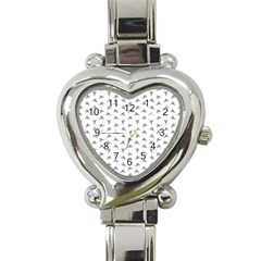 Cycling Motif Design Pattern Heart Italian Charm Watch by dflcprintsclothing