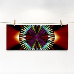 Artwork Fractal Allegory Art Hand Towel by Sudhe