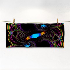 Fractal Artwork Abstract Background Hand Towel by Sudhe