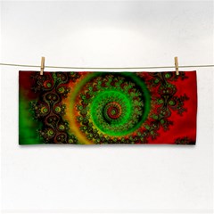 Abstract Fractal Pattern Artwork Art Hand Towel by Sudhe