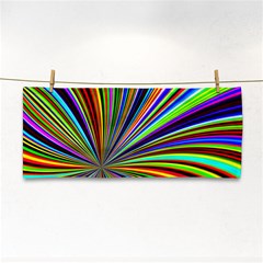 Background Design Pattern Colorful Hand Towel by Sudhe