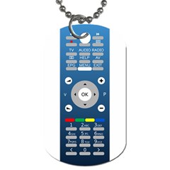 Remote Control Receiver Vcr Control Dog Tag (two Sides) by Wegoenart