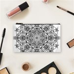 Drawing Pencil Pattern Mandala Cosmetic Bag (Small) Front