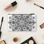 Drawing Pencil Pattern Mandala Cosmetic Bag (Small) Back