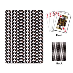 Coffee Beans Pattern Illustrator Playing Cards Single Design (rectangle) by Wegoenart