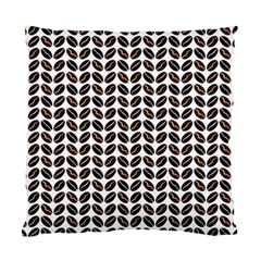 Coffee Beans Pattern Illustrator Standard Cushion Case (two Sides) by Wegoenart