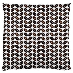 Coffee Beans Pattern Illustrator Large Cushion Case (one Side) by Wegoenart