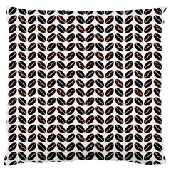 Coffee Beans Pattern Illustrator Standard Flano Cushion Case (two Sides) by Wegoenart