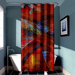 Electric Guitar Shower Curtain 36  X 72  (stall)  by WILLBIRDWELL