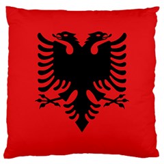 Albania Flag Large Cushion Case (one Side) by FlagGallery