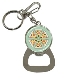 Pizza Slice Food Italian Bottle Opener Key Chain by Pakrebo