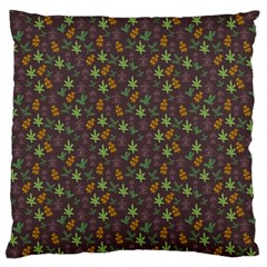 Tribal Leaves House Art Tribal Art Standard Flano Cushion Case (two Sides) by Pakrebo