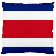 Costa Rica Flag Large Flano Cushion Case (two Sides) by FlagGallery