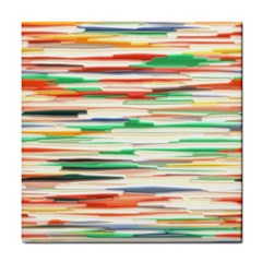 3d Stripes Texture                               Tile Coaster by LalyLauraFLM