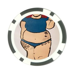 Sassy Poker Chip Card Guard (10 Pack) by Abigailbarryart