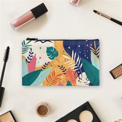 Tropical Pattern Cosmetic Bag (small) by Valentinaart