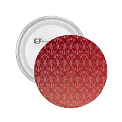 Red Gold Art Deco Art Deco Background 2 25  Buttons by Simbadda