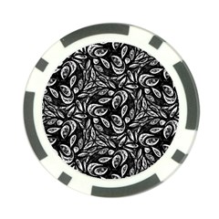 Fabric Pattern Flower Poker Chip Card Guard (10 Pack) by Bajindul