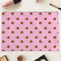 Peach Rose Pink Cosmetic Bag (xxl) by snowwhitegirl